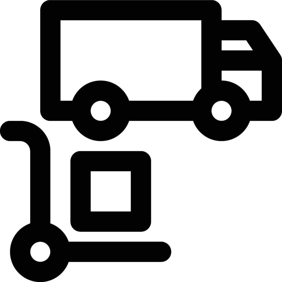 Unloading, Loading, Loading Goods Outline Icon 57022545 Vector Art at ...