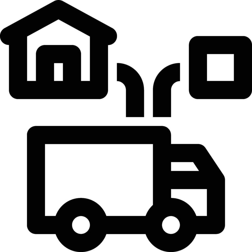 Inbound Logistics, Logistics, Supply Chain Outline Icon vector