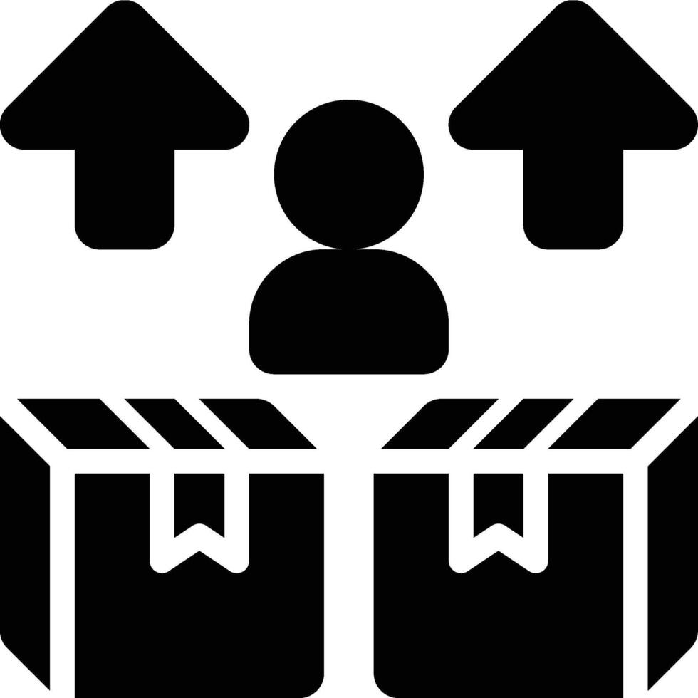 Supplier, Producer, Vendor Glyph Solid Icon vector