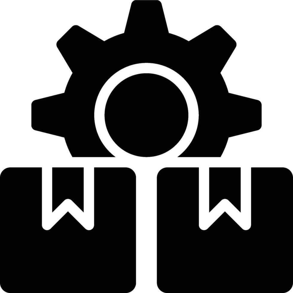 Logistics Management, Inventory Management, Inventory Glyph Solid Icon vector