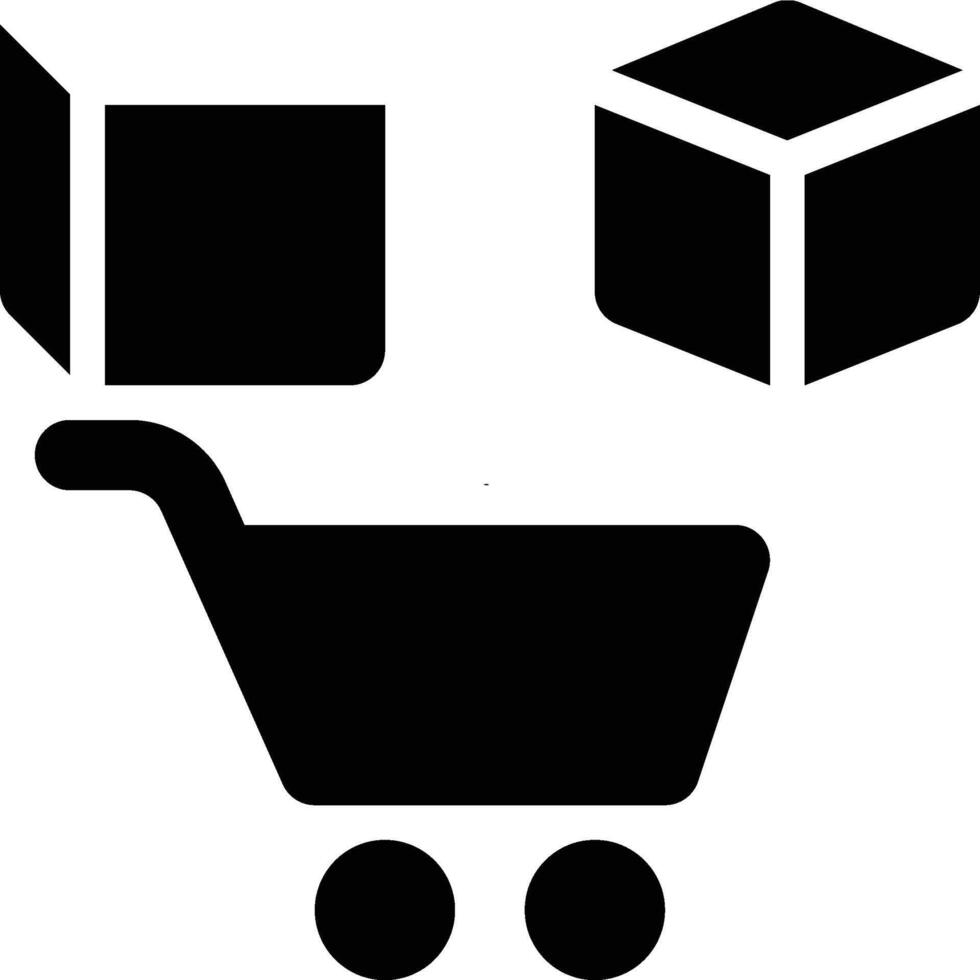 Retail, Retailer, Shopping Glyph Solid Icon vector
