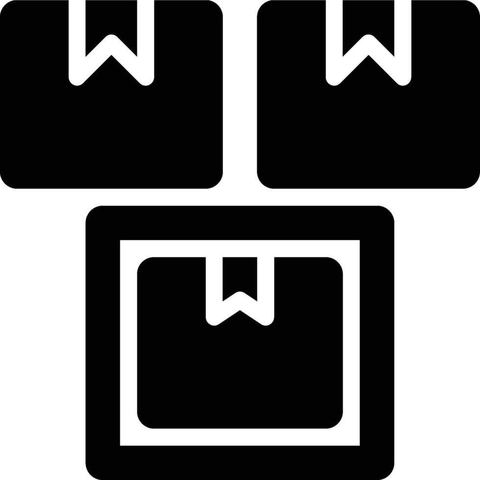 Anticipation Stock, Decoupling Stock, Decoupling Inventory Glyph Solid Icon vector