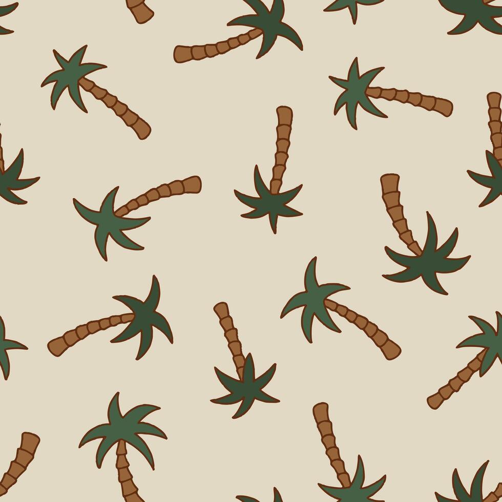Palm Seamless Pattern Background for Surface Print Fabric Fashion Wrapping vector