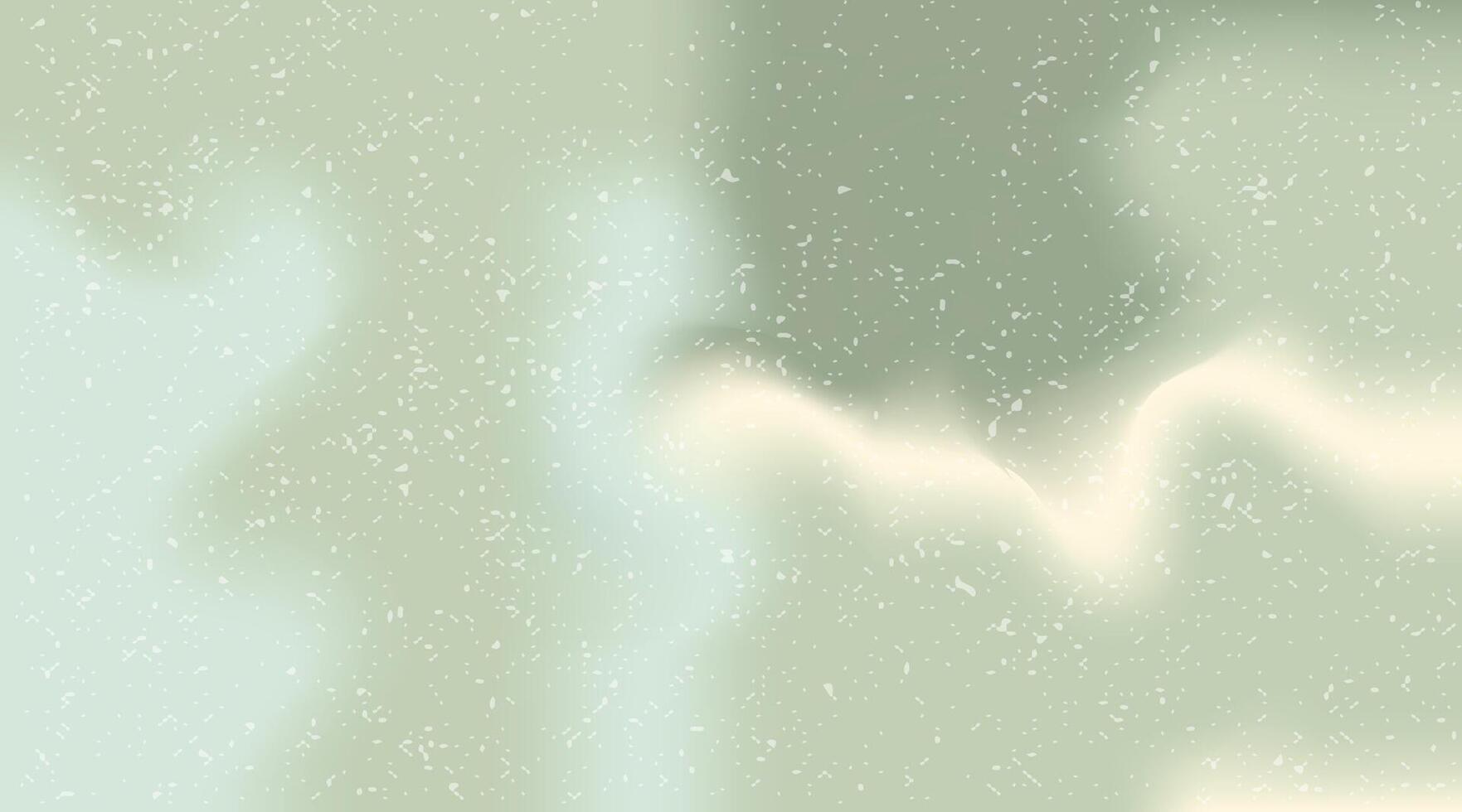 a green and white background with snow and ice vector