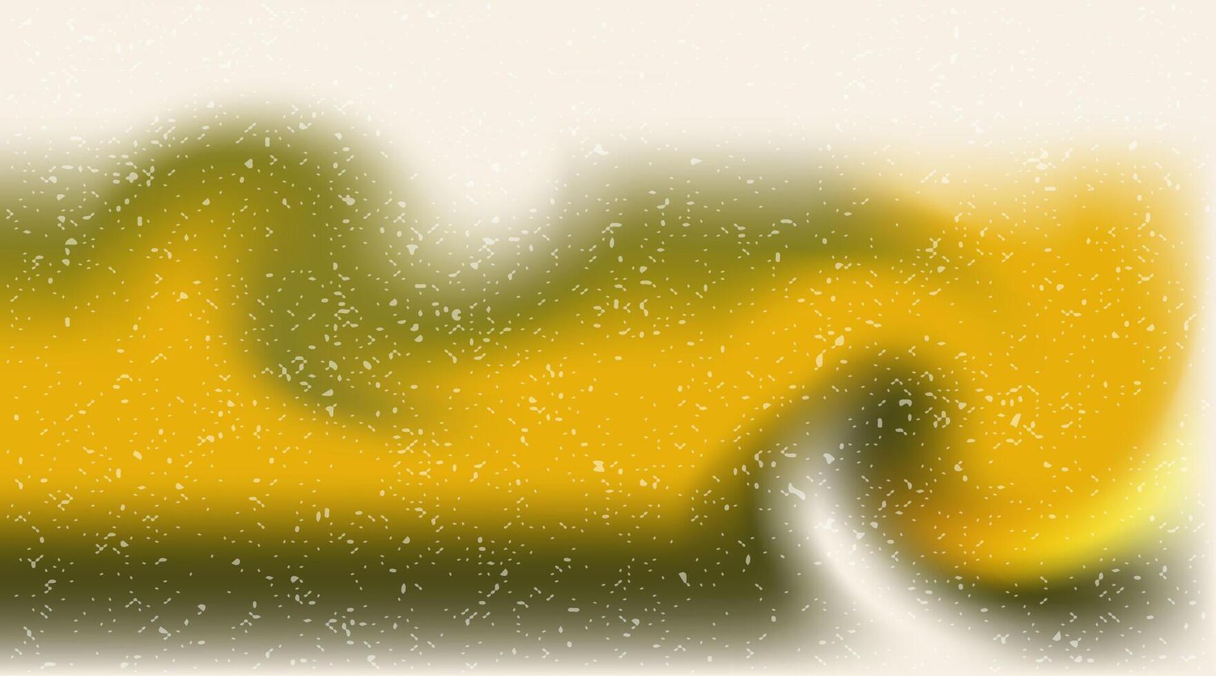 a yellow and green wave with a white background vector