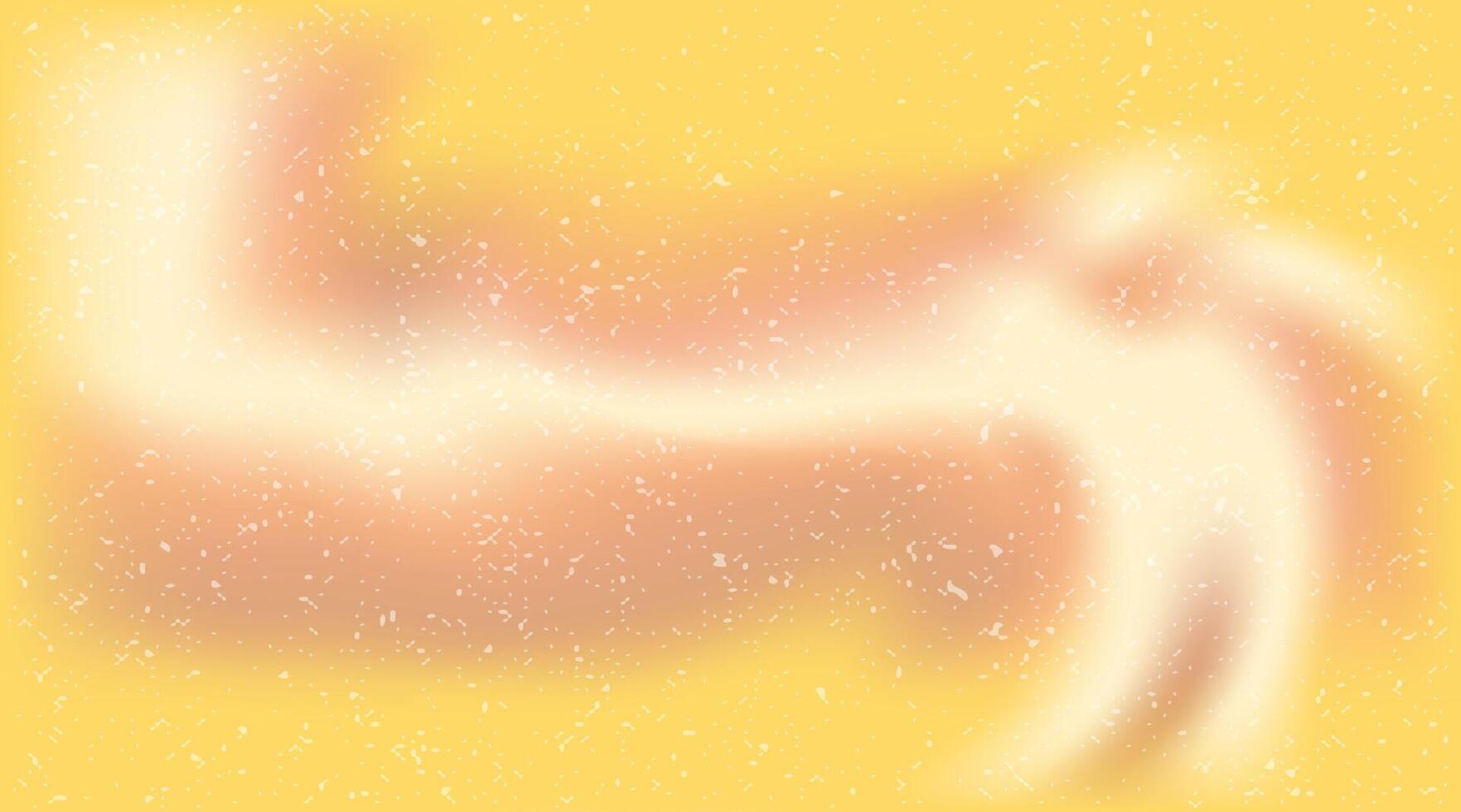 a drawing of a horse on a yellow background vector