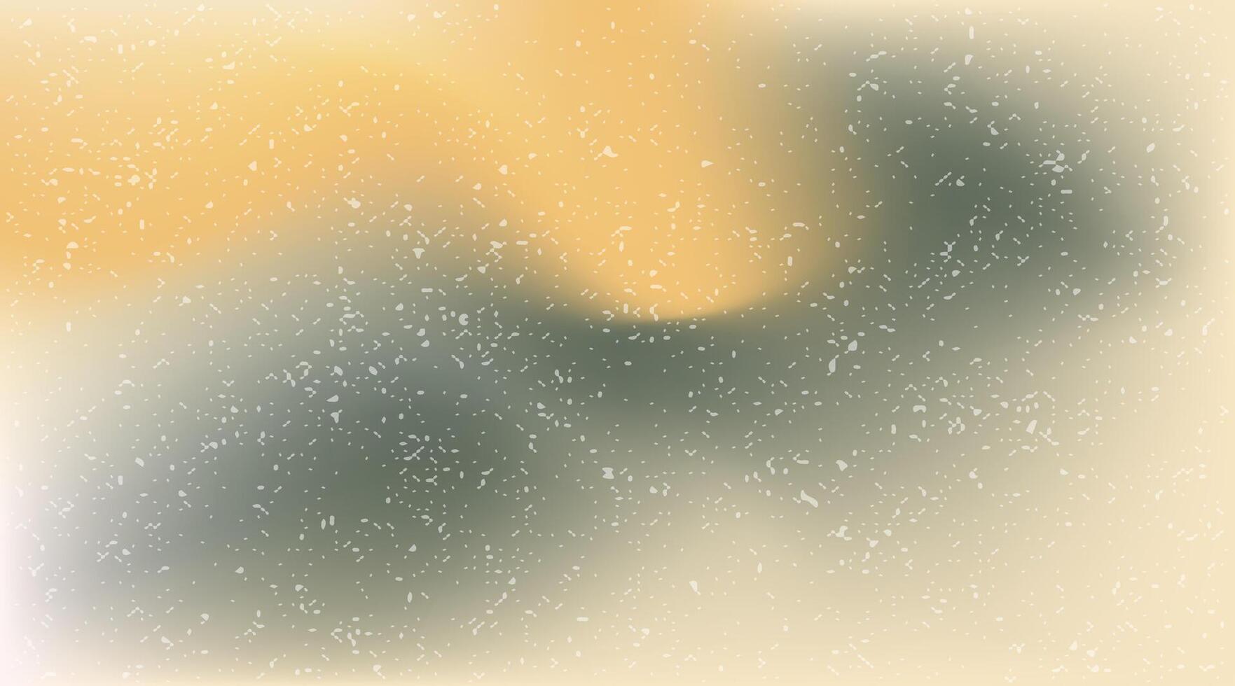 a painting of a yellow and orange sky with a white cloud vector
