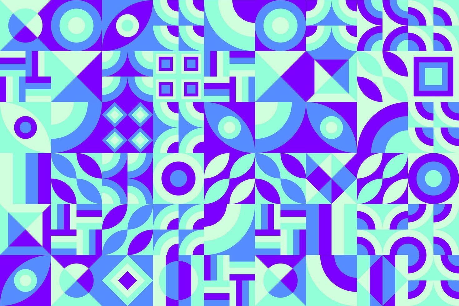 a blue and purple abstract pattern with geometric shapes vector