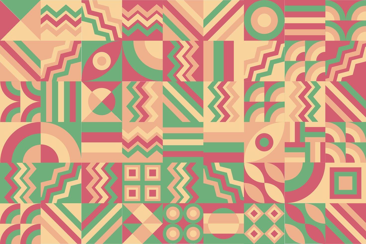 brown colors pattern with geometric shapes and lines vector