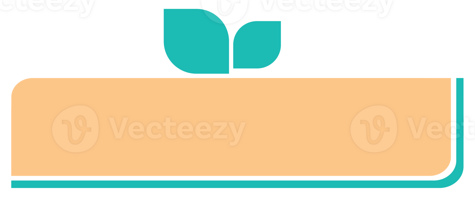 Blank Rectangular Label With Leaves png