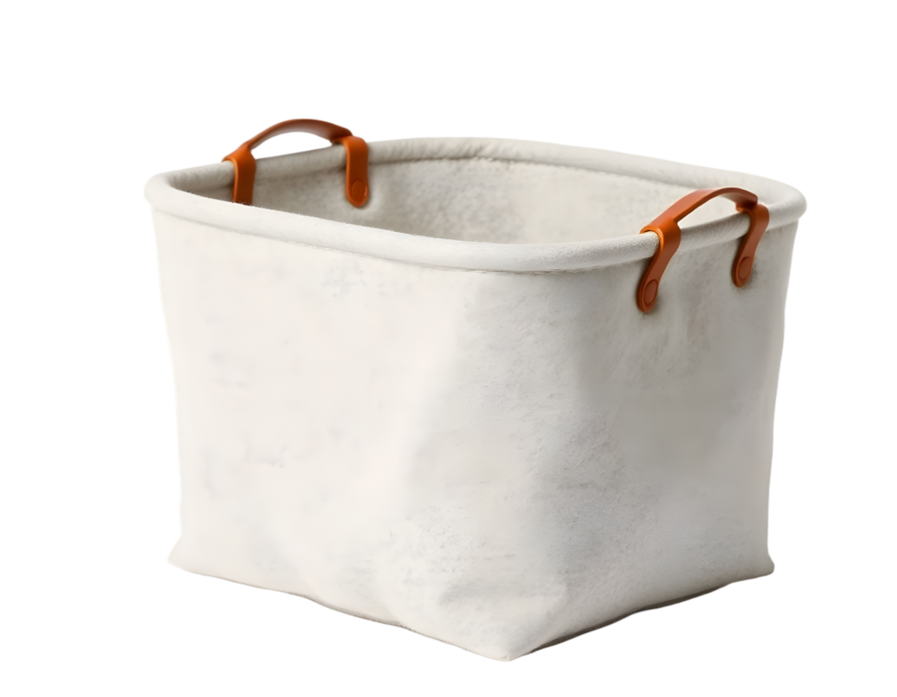 White bag isolated on a transparent background png