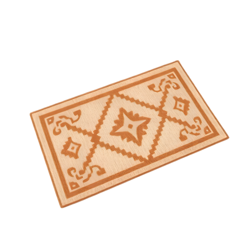 Wooden game board isolated on a transparent background png