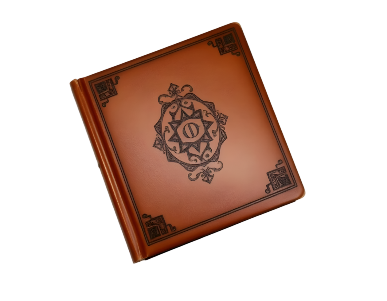 Old book on transparent background png