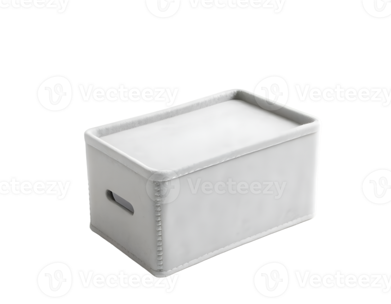 White box isolated on a white background png