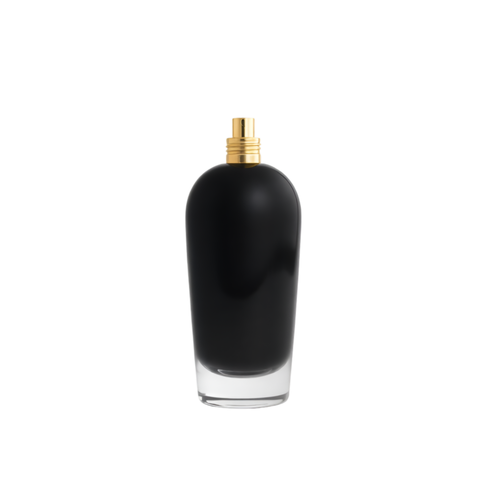 Stylish Black Perfume Container, Ideal for Gifting png