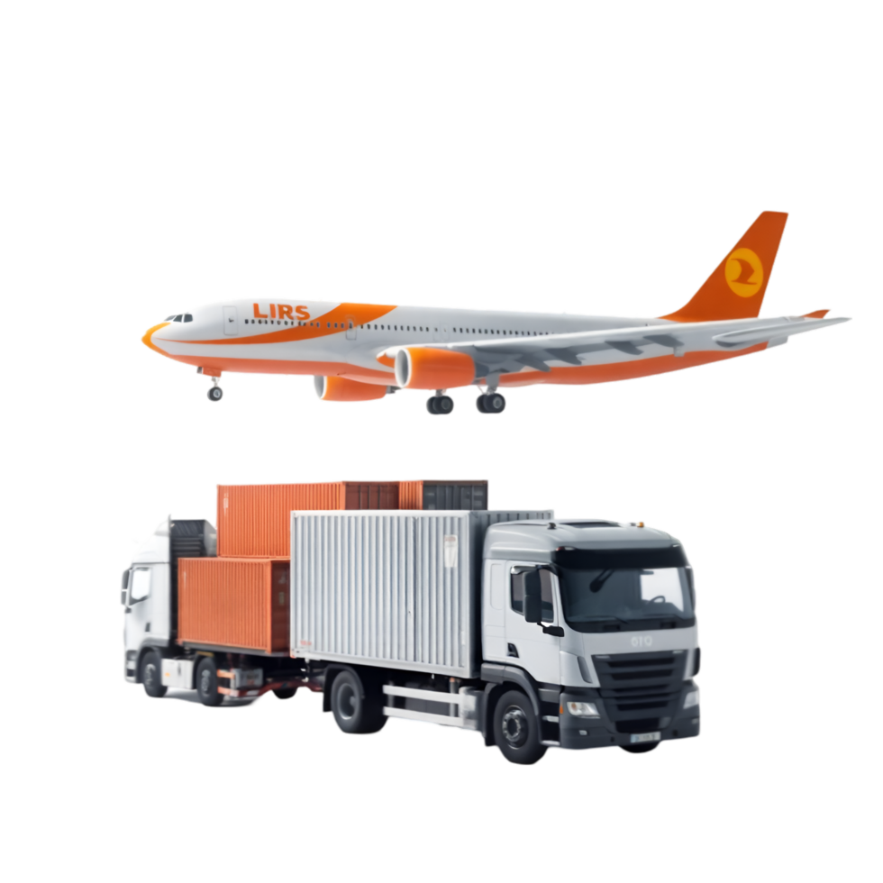 Air Freight and Ground Transport, Truck Loading, Cargo Handling png