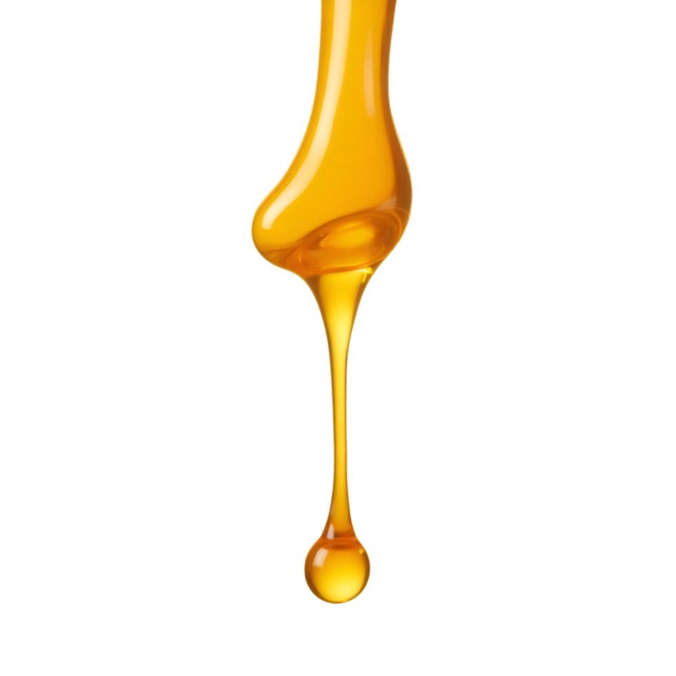 Captivating Flow of Yellow Oil with Elegant Drop png
