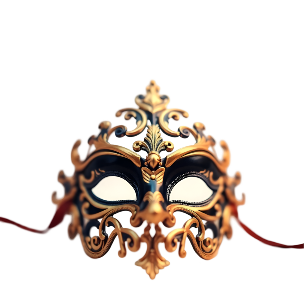 Stylish Mask with Intricate Patterns Perfect for Parties png