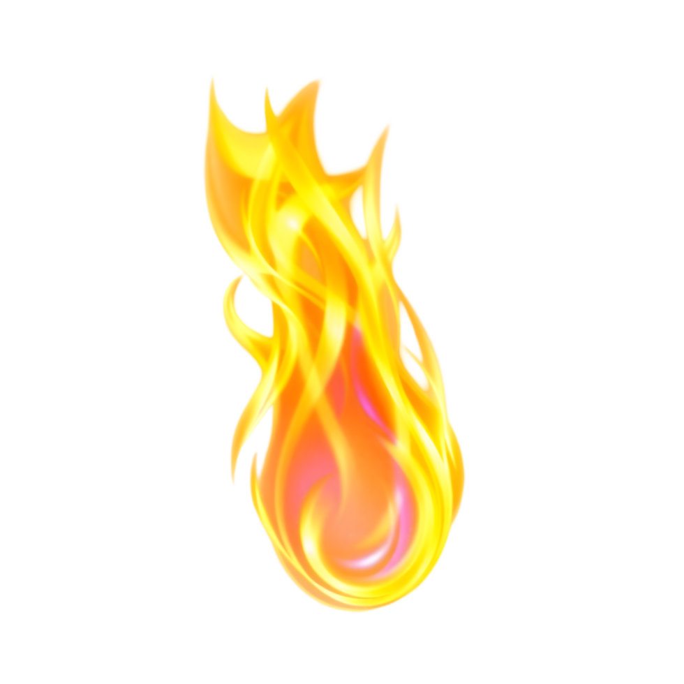 Energetic Flame Artwork Perfect for Backgrounds and Effects png