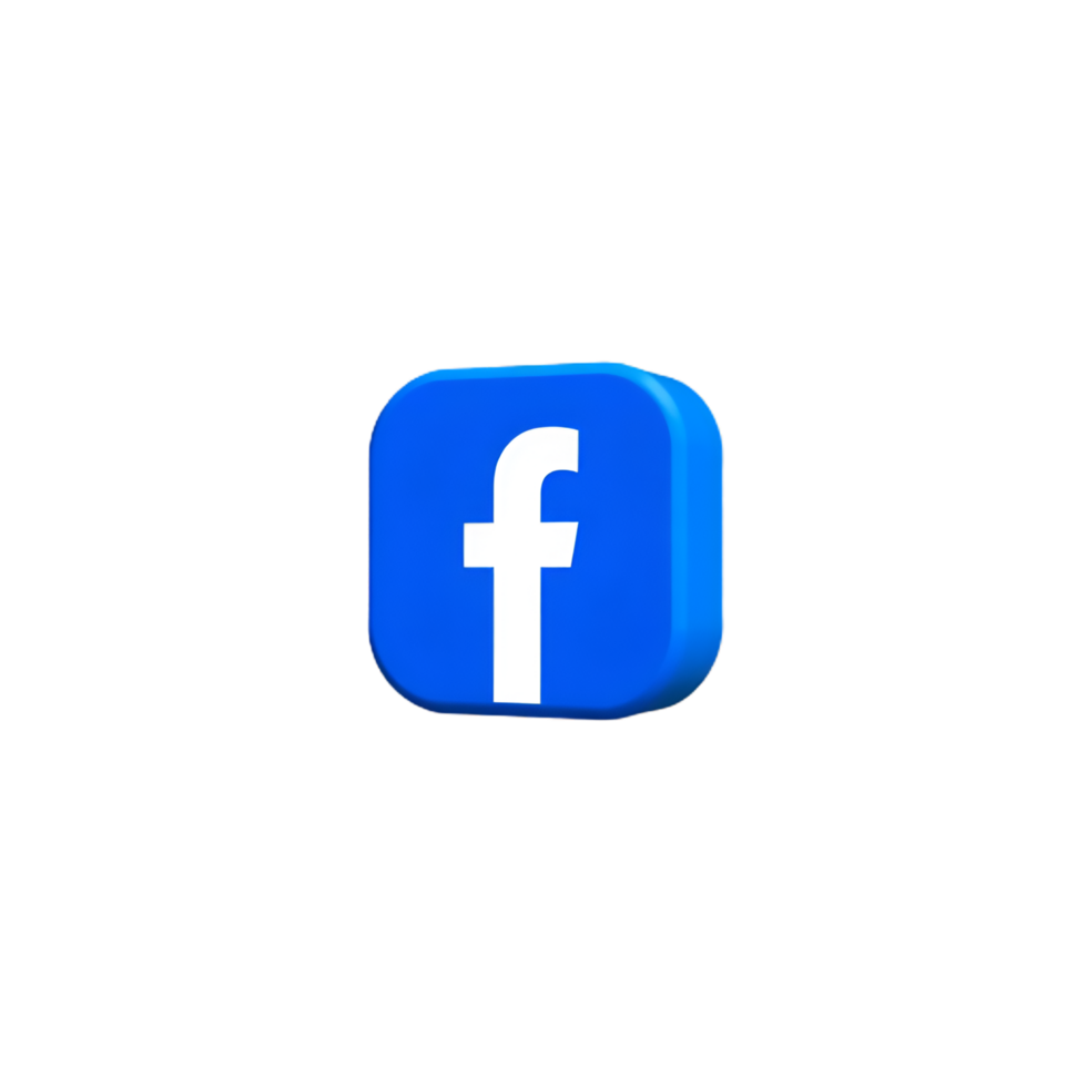 Stylish Facebook Button, Digital Connectivity png