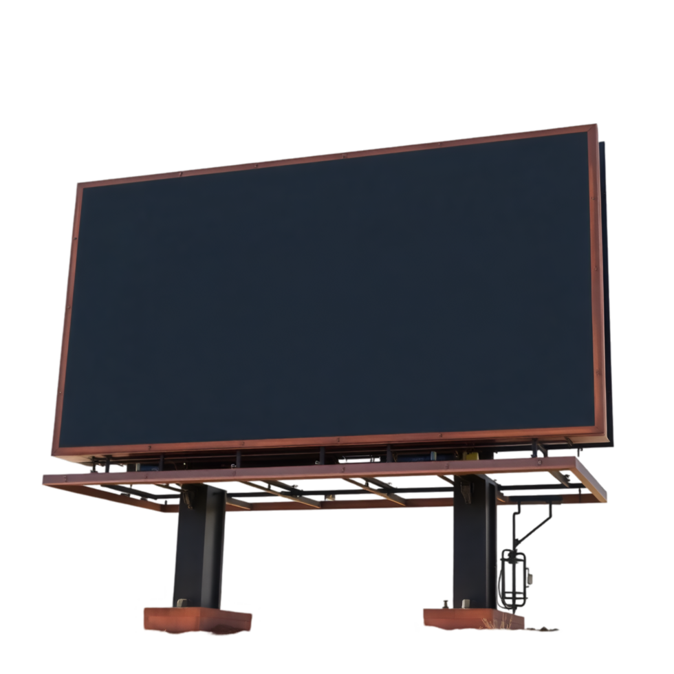 Blank Billboard Structure, Ideal for Promotions png