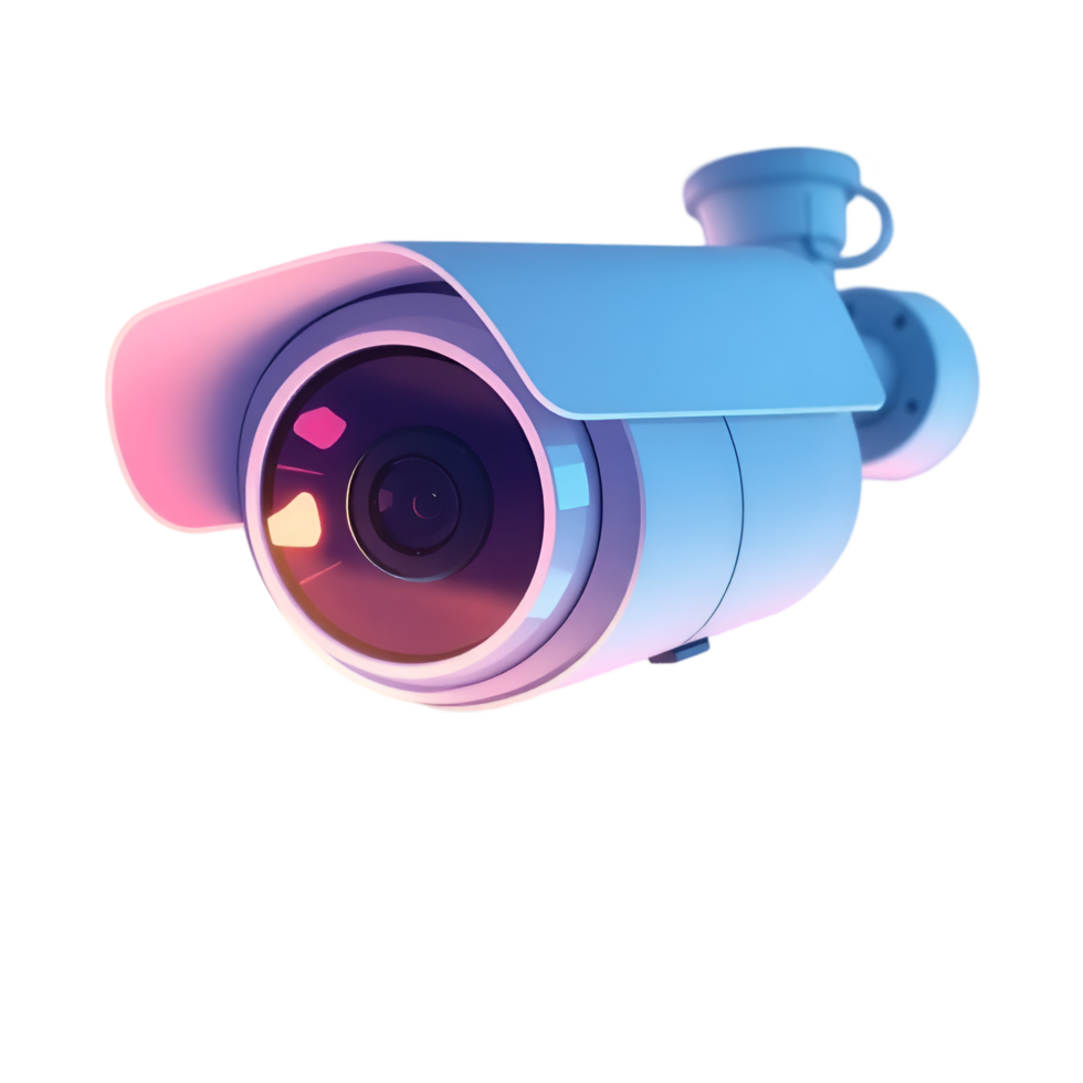 security camera on transparent background png