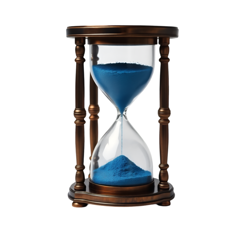 elegant hourglass sand timer png