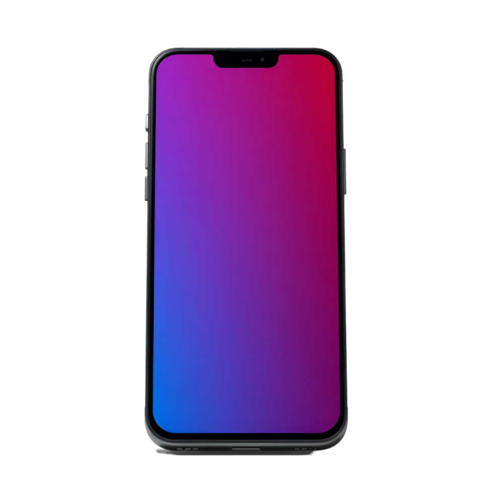 Modern Smartphone with gradient Display png