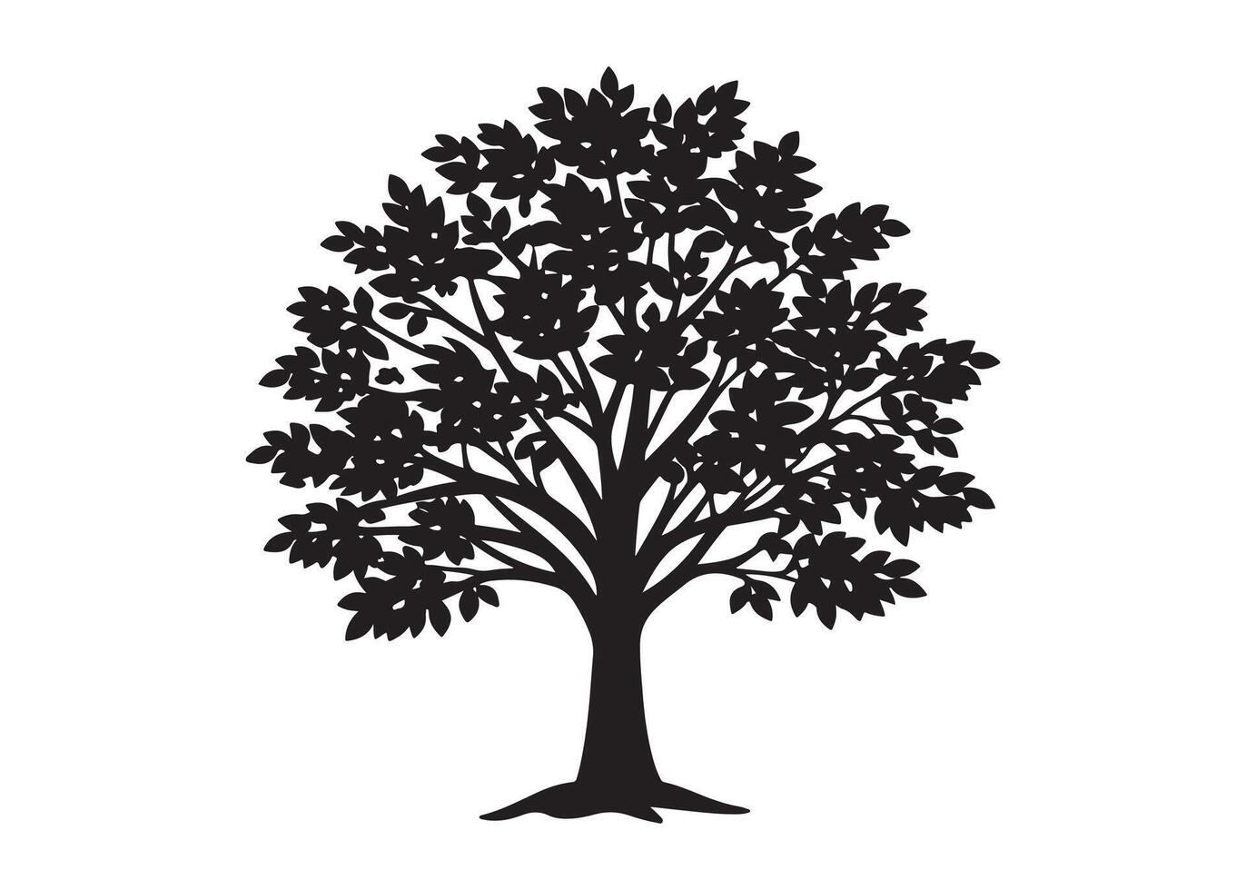 Tree Silhouette pro vector