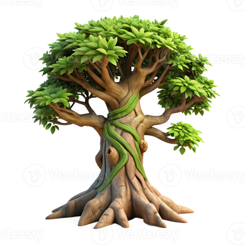 wonderful traditional elegant contemporary An ancient, gnarled treant awakening from its slumber, dappled sunlight filtering through leaves, detailed bark texture, realistic style exclusive detailed png