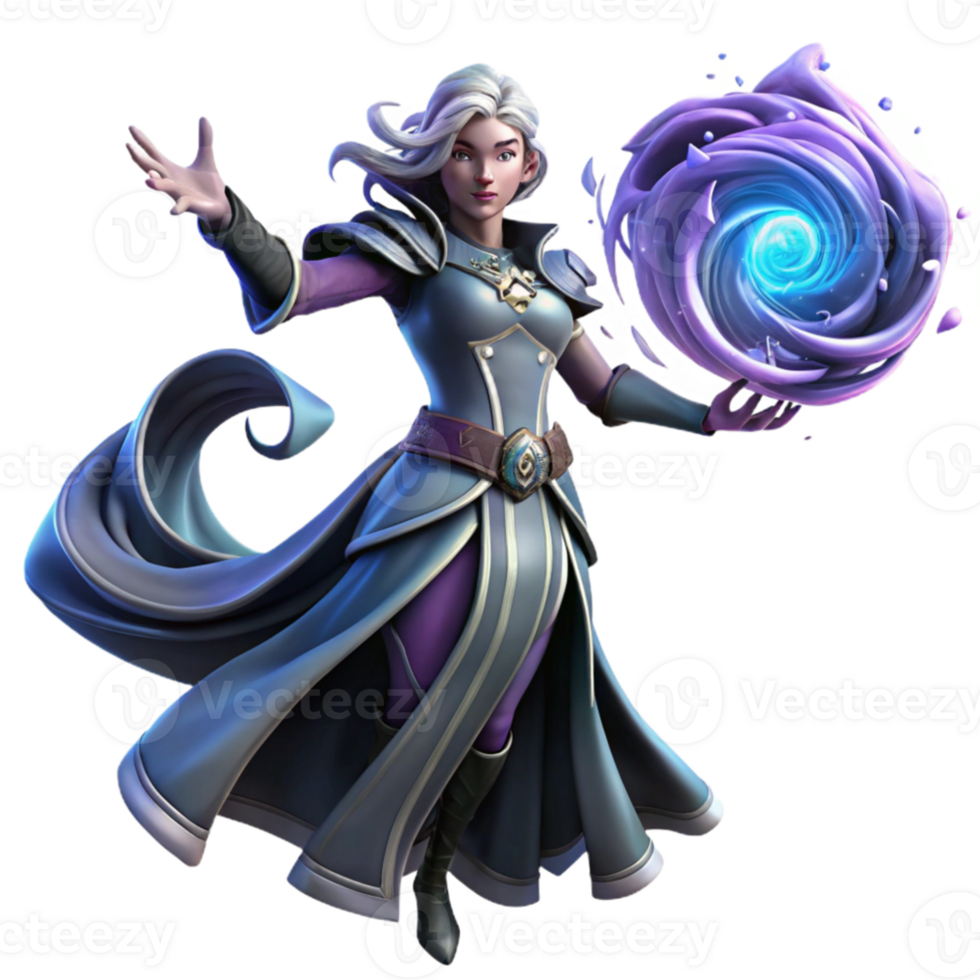 elegant traditional stunning traditional A powerful sorceress conjuring a swirling vortex of arcane energy, dramatic chiaroscuro lighting, fantasy art style 4K detailed png