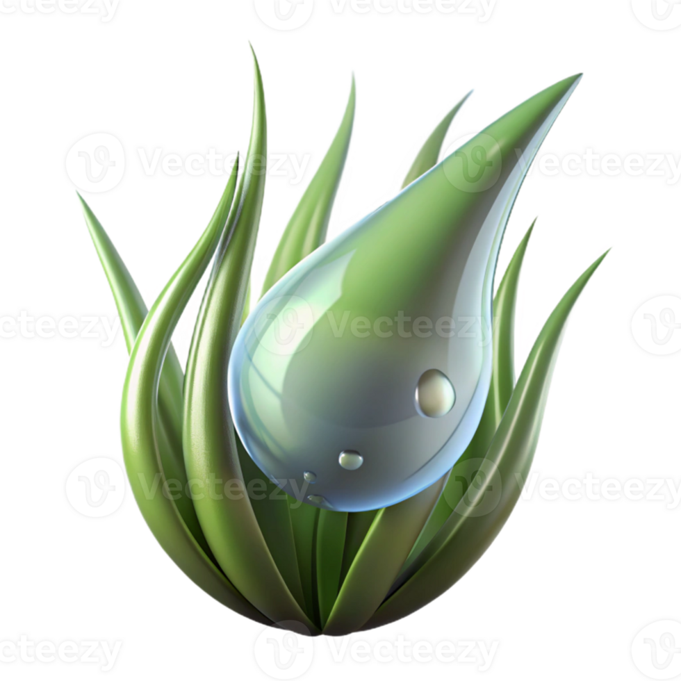magnificent classic extraordinary creative A close-up of a dewdrop on a blade of grass, macro photography, reflective lighting, realistic style high resolution 4K png