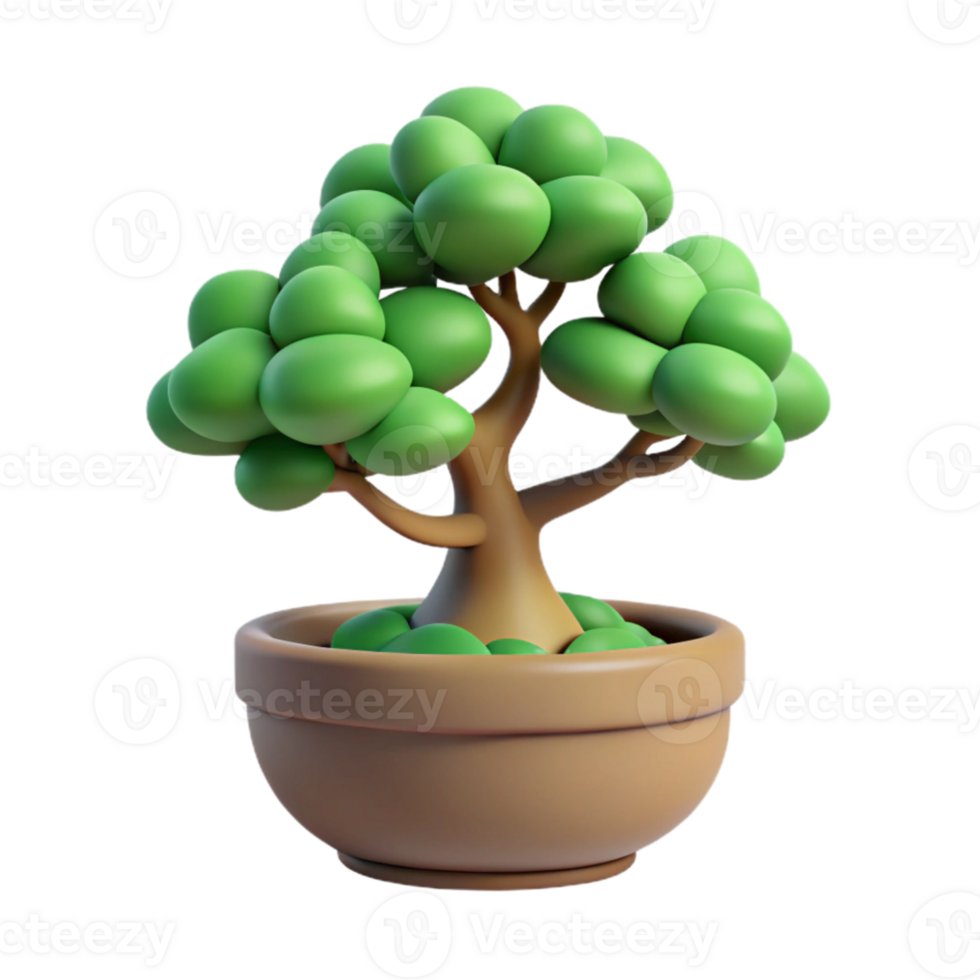 dramatic modern stunning abstract A bonsai tree in a pot, minimalist style, soft lighting high resolution professional png