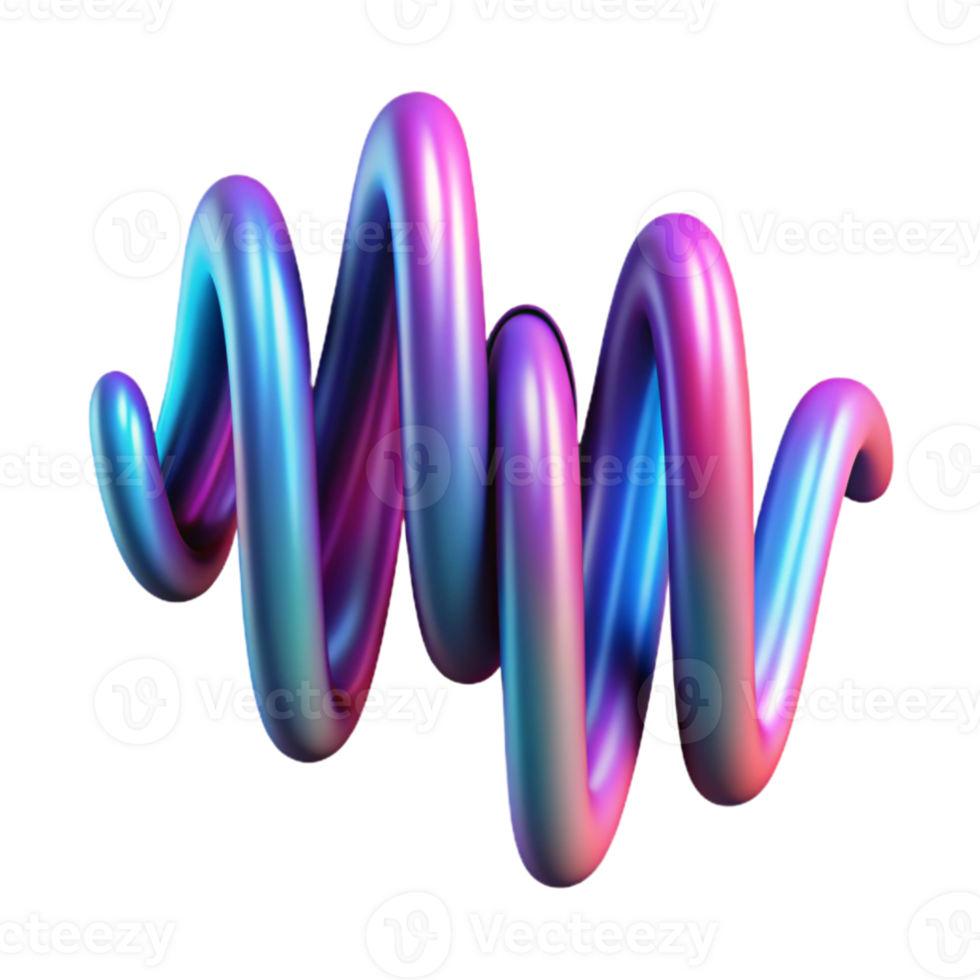 beautiful rustic elegant abstract A dynamic, abstract representation of sound waves, visualized as vibrant ribbons of color, illuminated by strobing lights, in a synthwave style professional authentic png