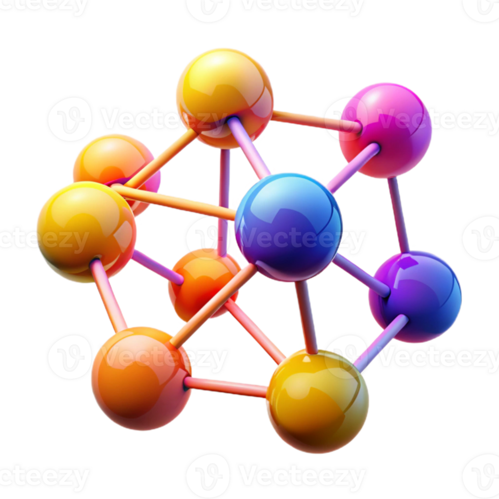 wonderful abstract wonderful contemporary A network of interconnected nodes pulsating with energy, vibrant gradients of color, abstract style, brightly lit authentic authentic png