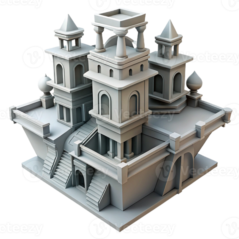 stunning classic extraordinary traditional A gravity-defying Escher-esque building, impossible architecture, intricate details, monochrome, surrealism, high resolution exclusive png