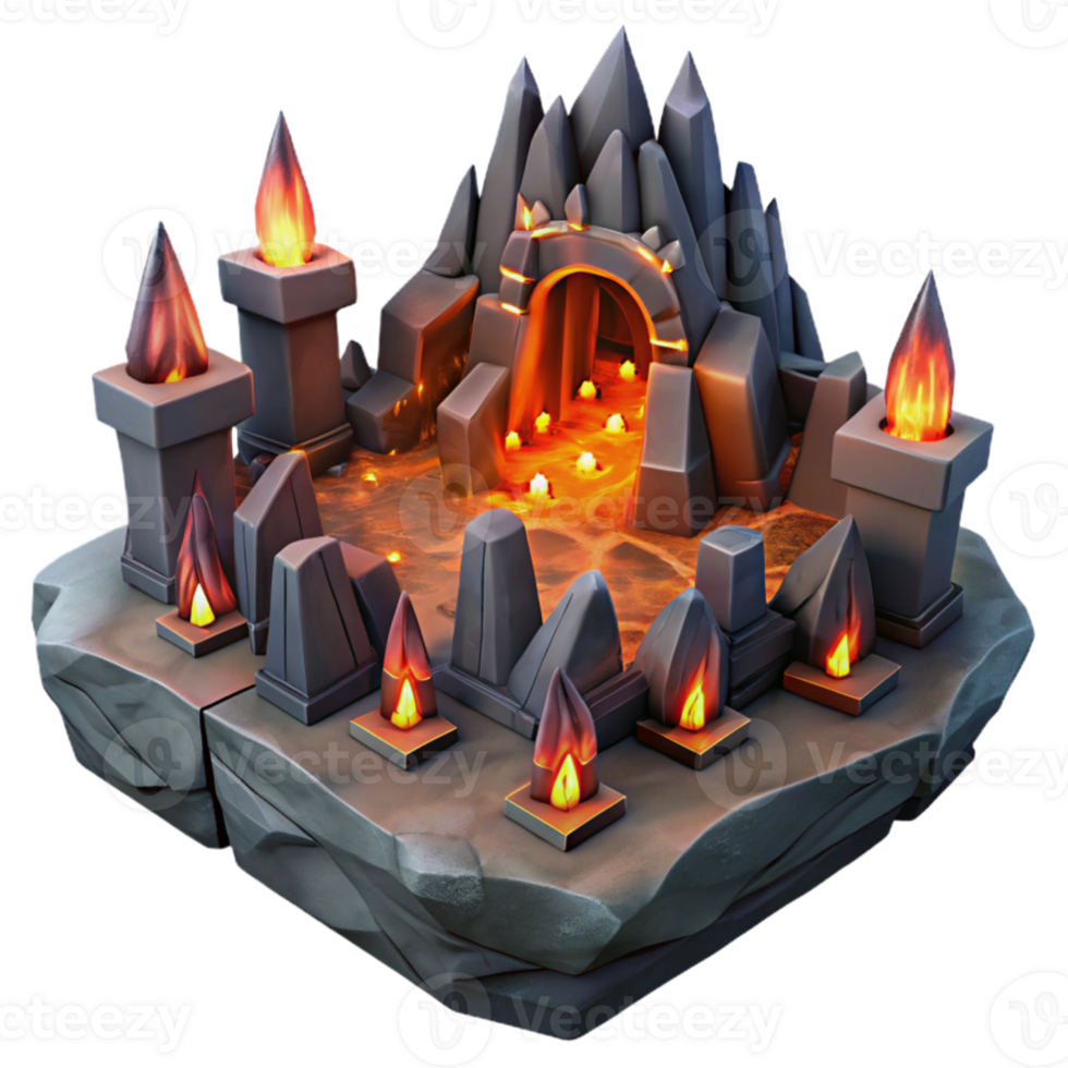 extraordinary traditional dramatic rustic A subterranean dwarven city, carved into rock, glowing lava flows, intricate runes, fantasy art, warm lighting, original premium png