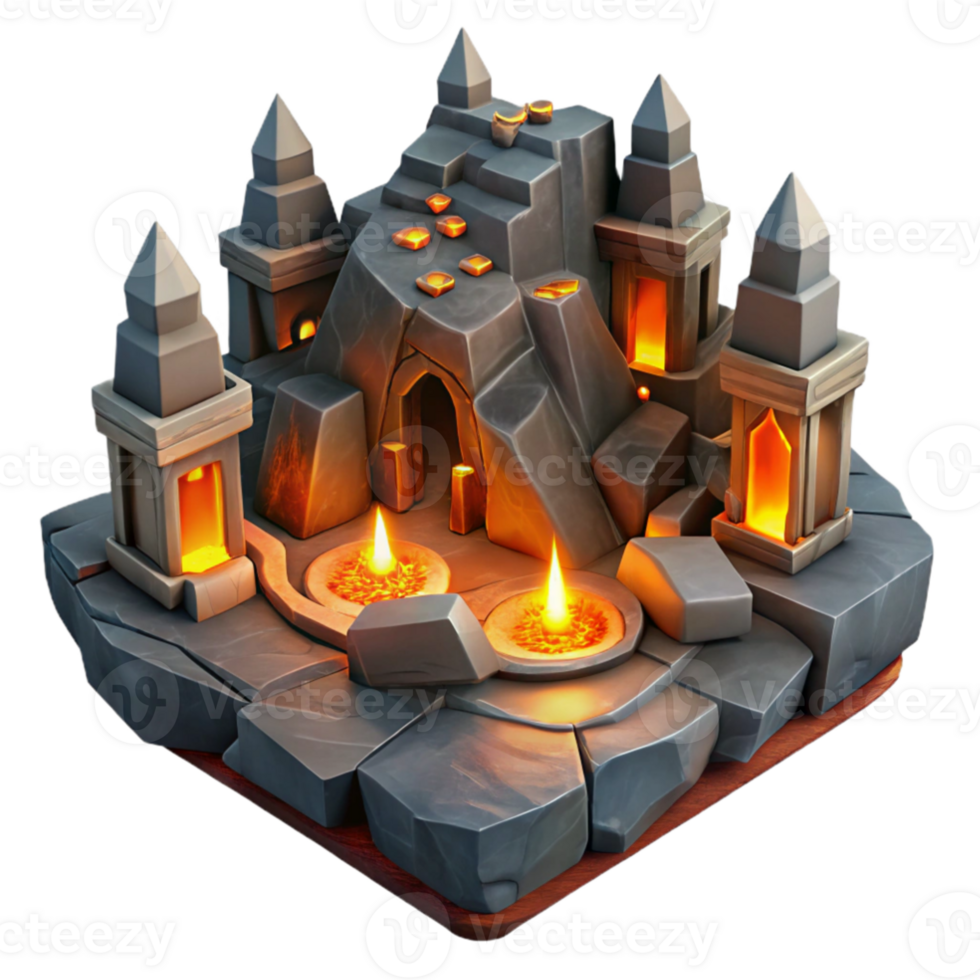 serene artistic extraordinary artistic A subterranean dwarven city, carved into rock, glowing lava flows, intricate runes, fantasy art, warm lighting, authentic premium png