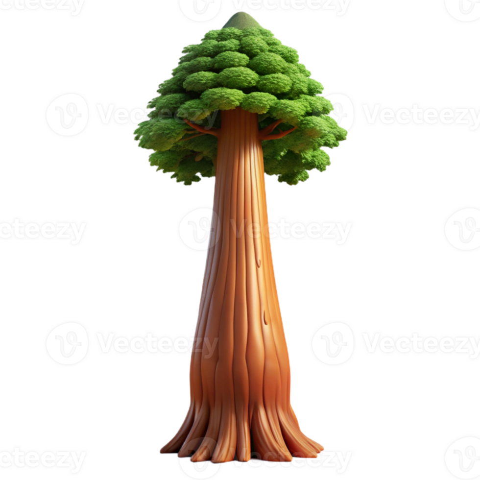 serene abstract extraordinary abstract A giant sequoia tree reaching for the sky, soft lighting, awe-inspiring style 4K professional png