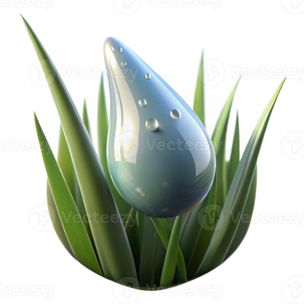 dramatic rustic wonderful minimalist A close-up of a dewdrop on a blade of grass, early morning light, macro photography style high resolution genuine png
