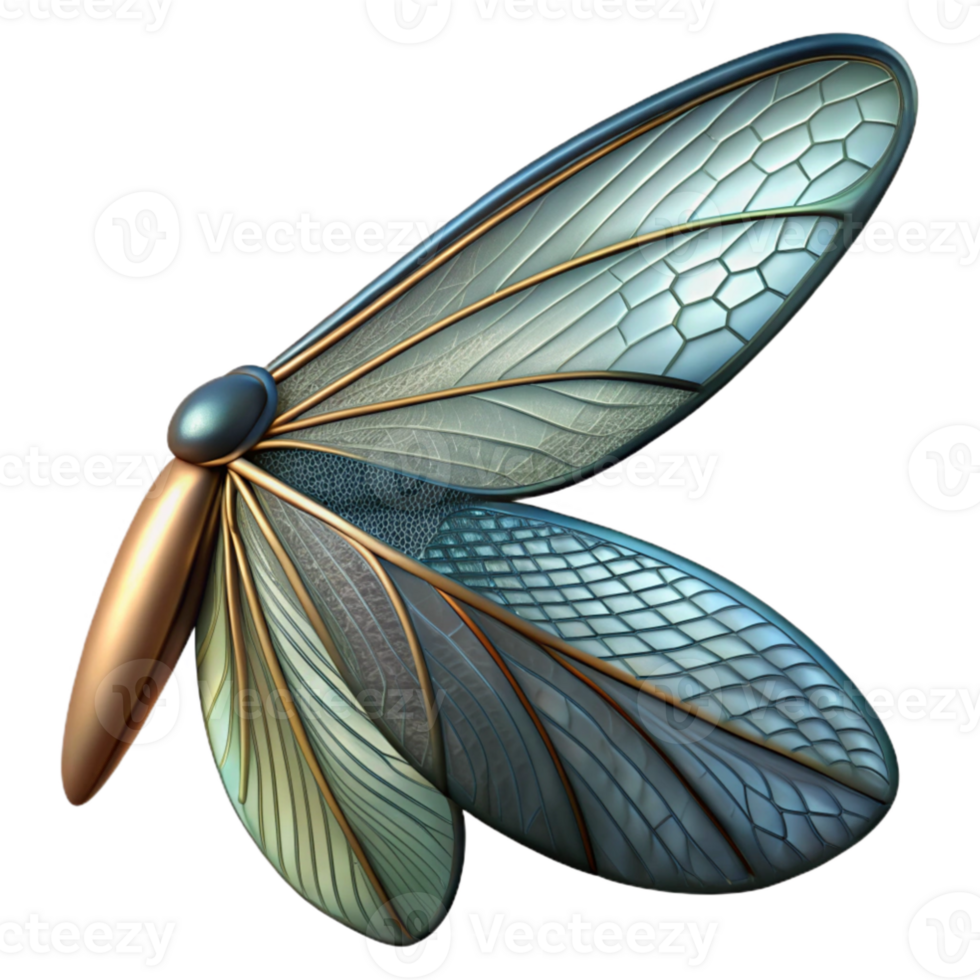 elegant classic beautiful vintage A close-up of a dragonfly's wing, intricate details, backlighting, macro photography style authentic authentic png