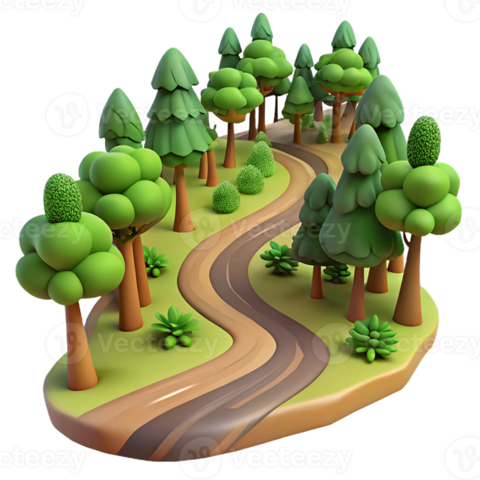 elegant rustic dramatic classic A winding dirt road through a forest, dappled sunlight, adventurous style detailed high resolution png