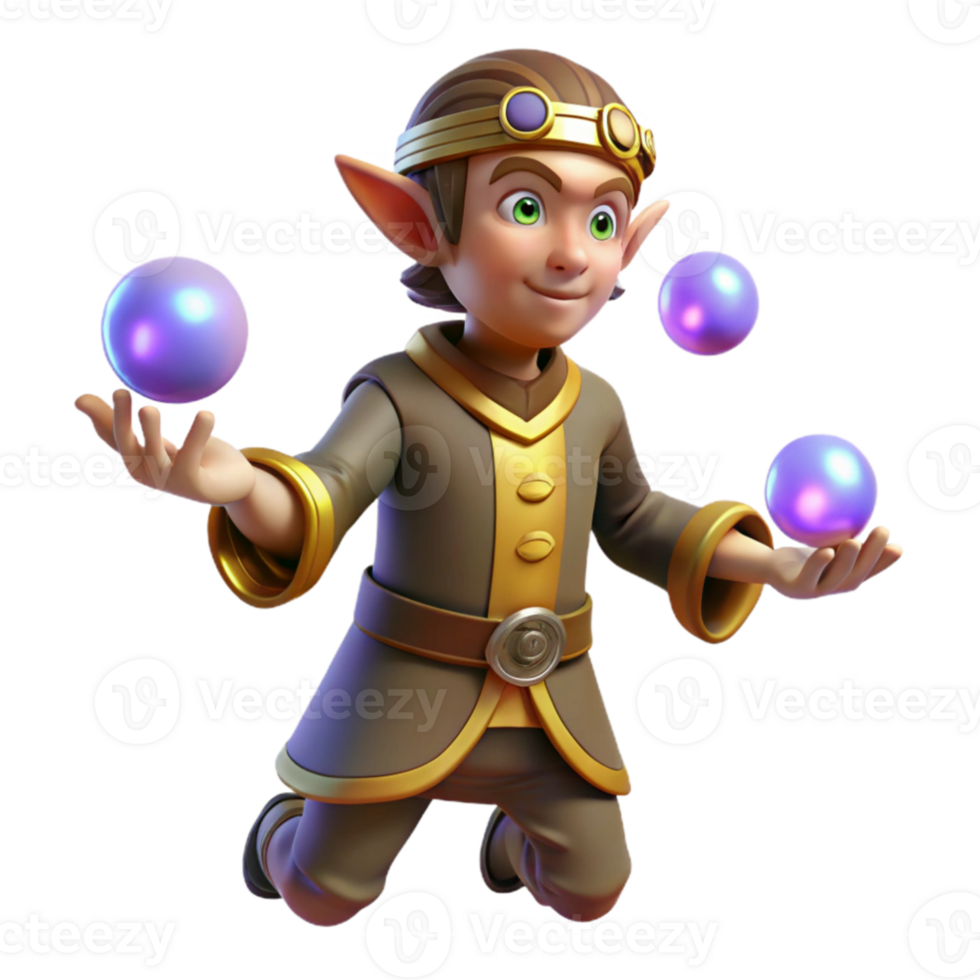 vibrant vintage beautiful modern A mischievous imp juggling glowing orbs of arcane energy in a dusty attic filled with forgotten artifacts, warm candlelight, Rembrandt style 4K exclusive png