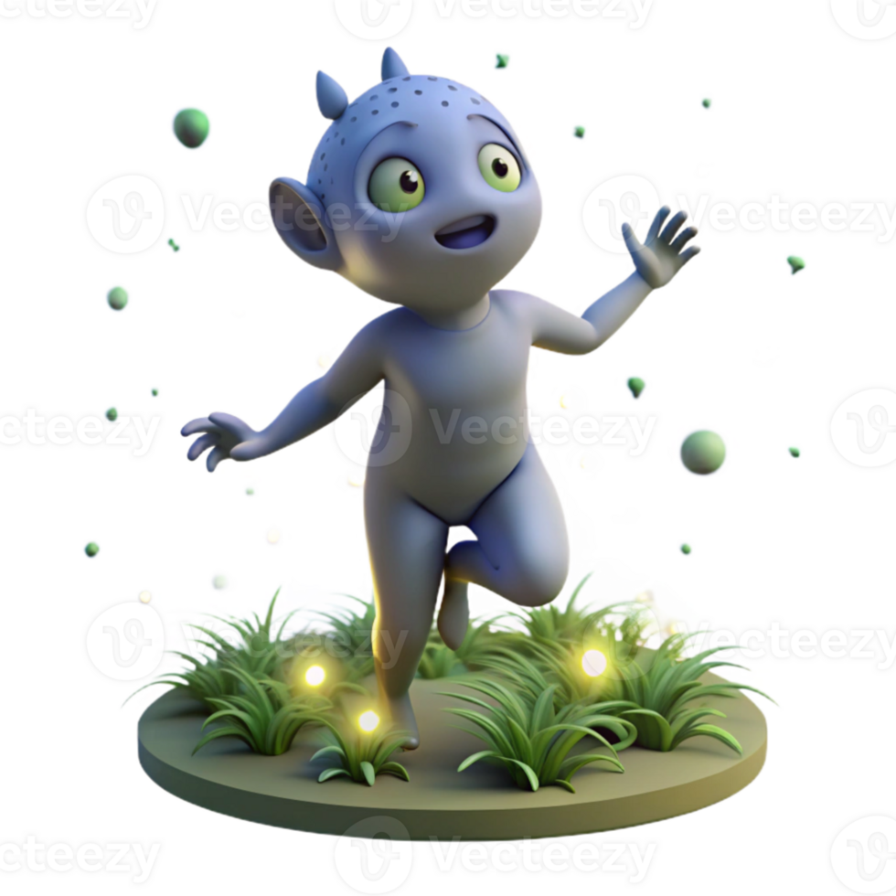 beautiful rustic wonderful contemporary A playful sprite dancing among fireflies in a moonlit glade, soft bioluminescent lighting, Brian Froud style 4K 4K png