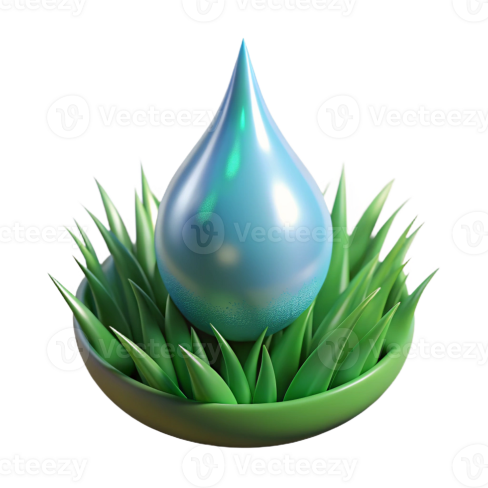 vibrant modern vibrant minimalist A close-up of a dewdrop on a blade of grass, reflecting a miniature world, macro photography, soft lighting authentic professional png