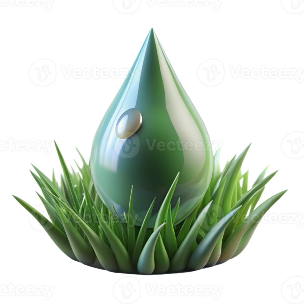 wonderful creative wonderful classic A close-up of a dewdrop on a blade of grass, reflecting a miniature world, macro photography, soft lighting detailed professional png