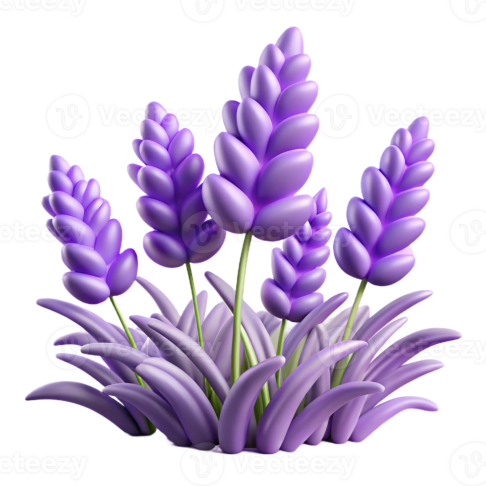 serene artistic magnificent minimalist A field of lavender flowers swaying in the wind, soft purple hues, impressionistic style high resolution authentic png