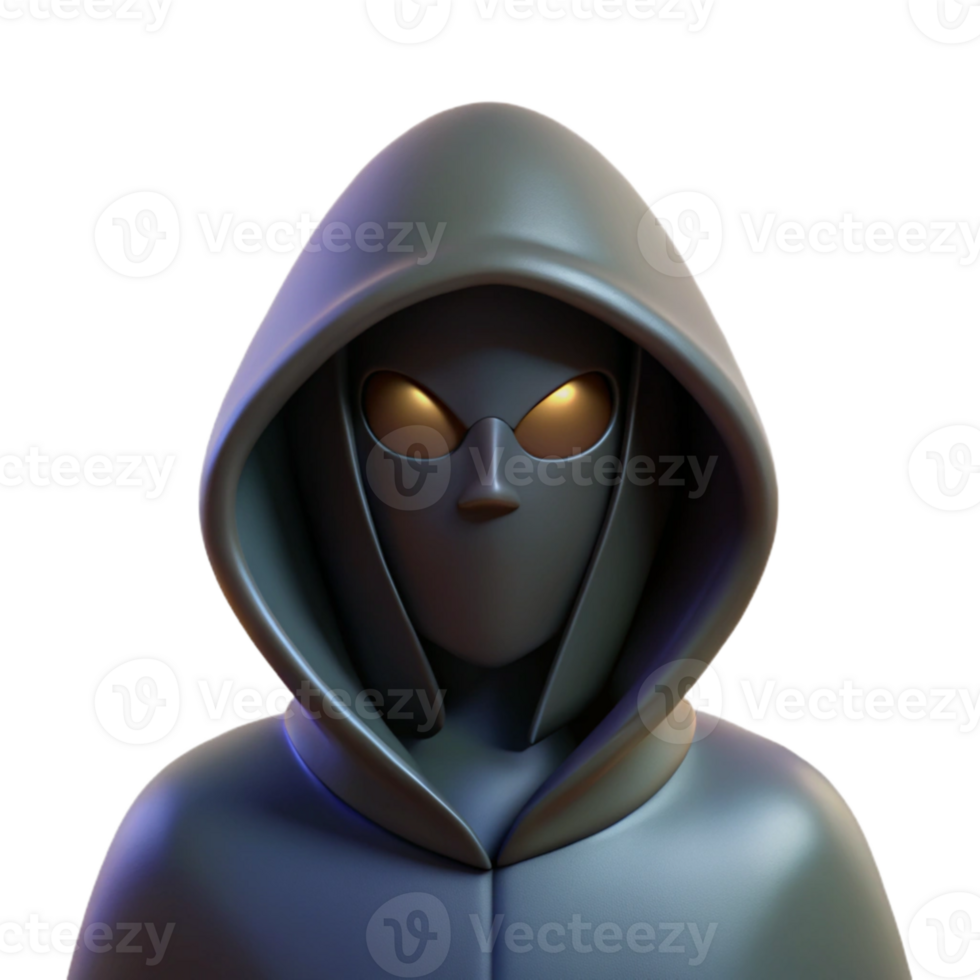 dramatic classic serene classic A mysterious, hooded figure casting a shadow over a desolate landscape, ominous lighting, surreal style high quality detailed png