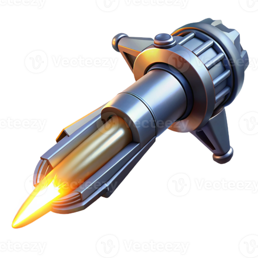 wonderful traditional A futuristic weapon firing a beam of energy, sci fi style, bright lighting, powerful, high resolution png