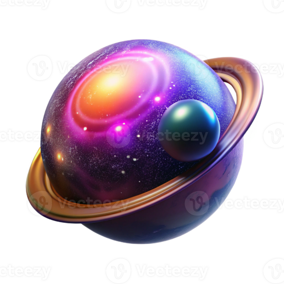 vibrant abstract A solitary, glowing orb of energy floating in the vast expanse of space, surrounded by swirling cosmic dust. Abstract art style, vibrant colors genuine png